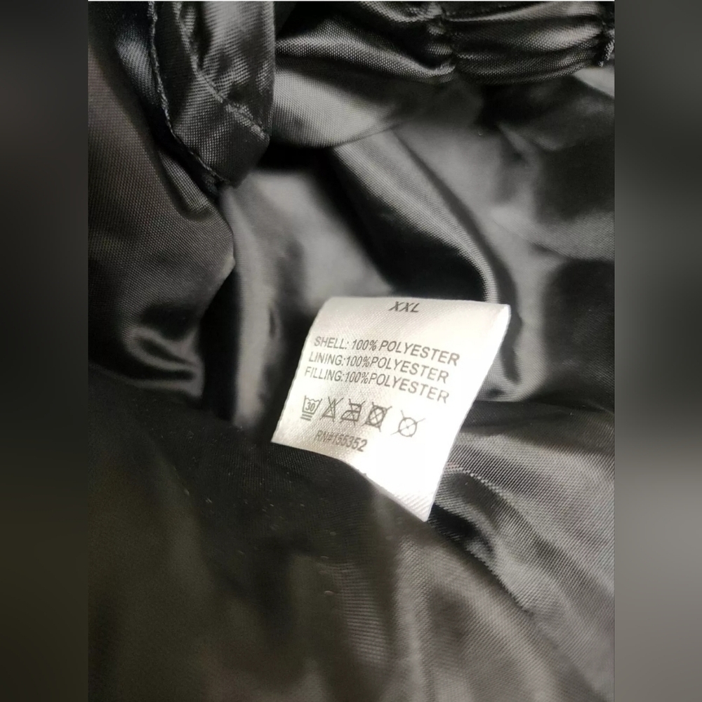 Men's Coat Size 2XL Blue & Black Design Waterproof Windproof All Weather - Picture 15 of 15